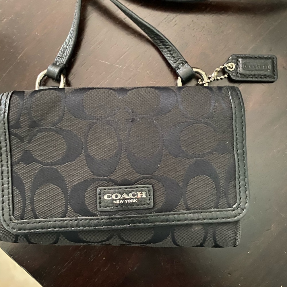 Black coach bag